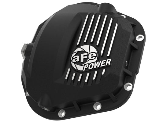 aFe 46-71100B aFe POWER Pro Series Front Differential Cover Black w/ Machined Fins