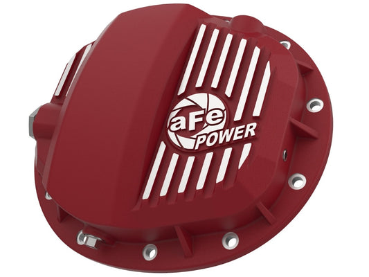 aFe 46-71140R aFe POWER Pro Series Rear Differential Cover Red w/ Machined Fins