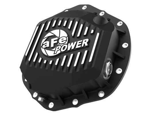 aFe 46-71150B aFe POWER Pro Series Rear Differential Cover Black w/ Machined Fins