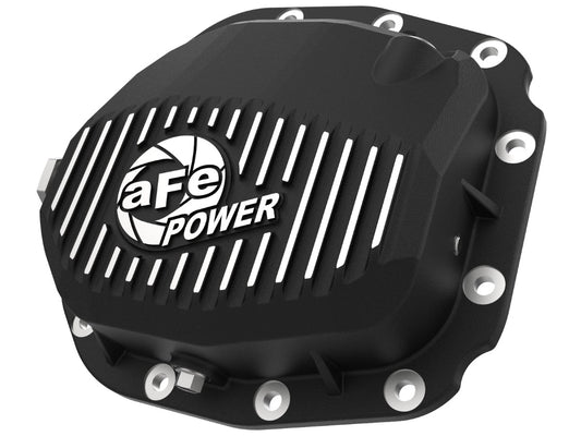 aFe 46-71180B aFe POWER Pro Series Rear Differential Cover Black w/ Machined Fins