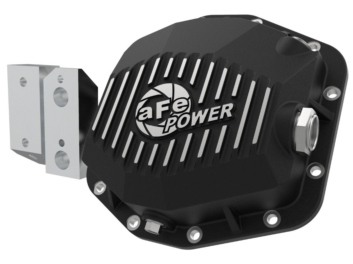 aFe 46-71190B aFe POWER Pro Series Rear Differential Cover Black w/ Machined Fins