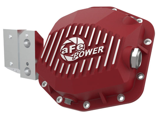 aFe 46-71190R aFe POWER Pro Series Rear Differential Cover Red w/ Machined Fins