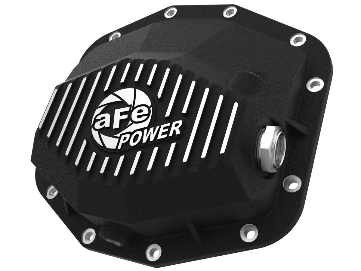 aFe 46-71280B aFe POWER Pro Series Rear Differential Cover Black w/ Machined Fins