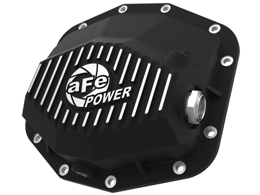 aFe 46-71280B aFe POWER Pro Series Rear Differential Cover Black w/ Machined Fins
