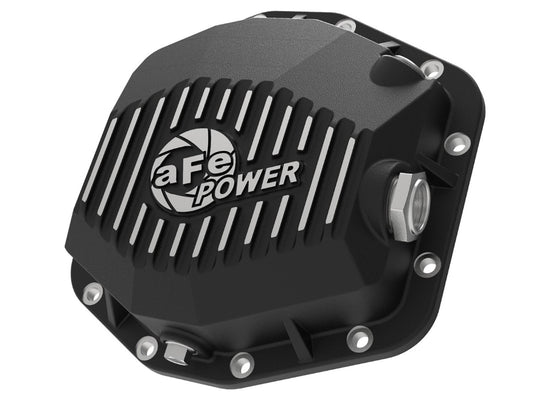 aFe 46-71290B aFe POWER Pro Series Rear Differential Cover Black w/ Machined Fins