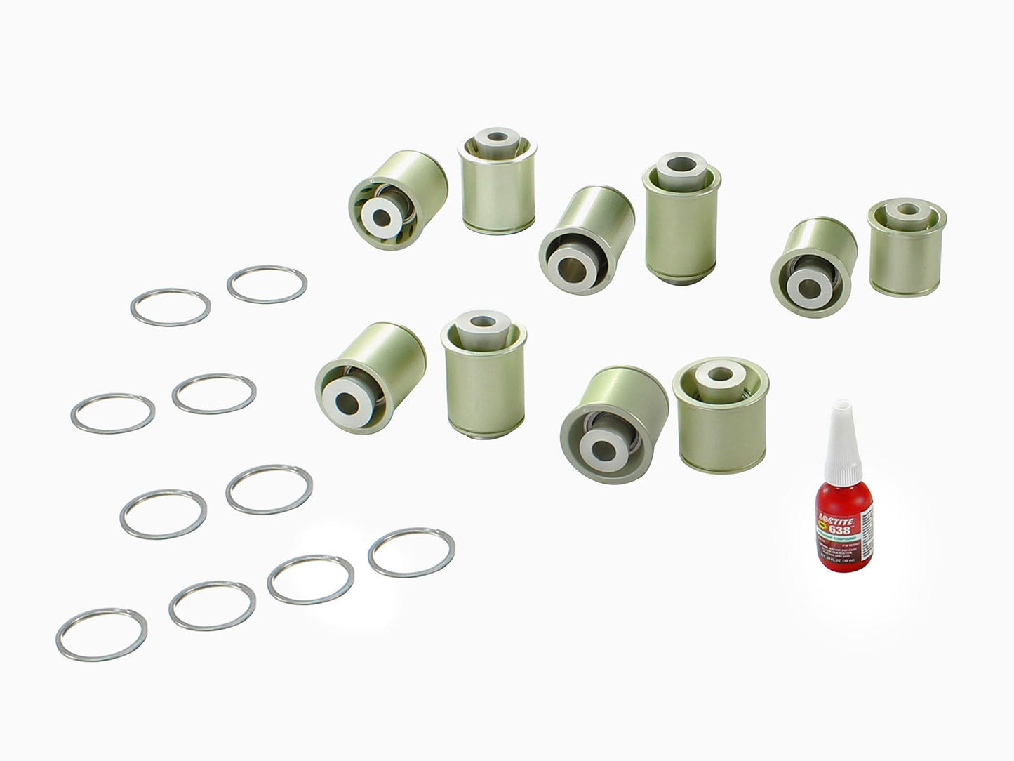 aFe 460-401002-A aFe Control PFADT Series Drag Race Rear Spherical Control Arm Bearings; Solid