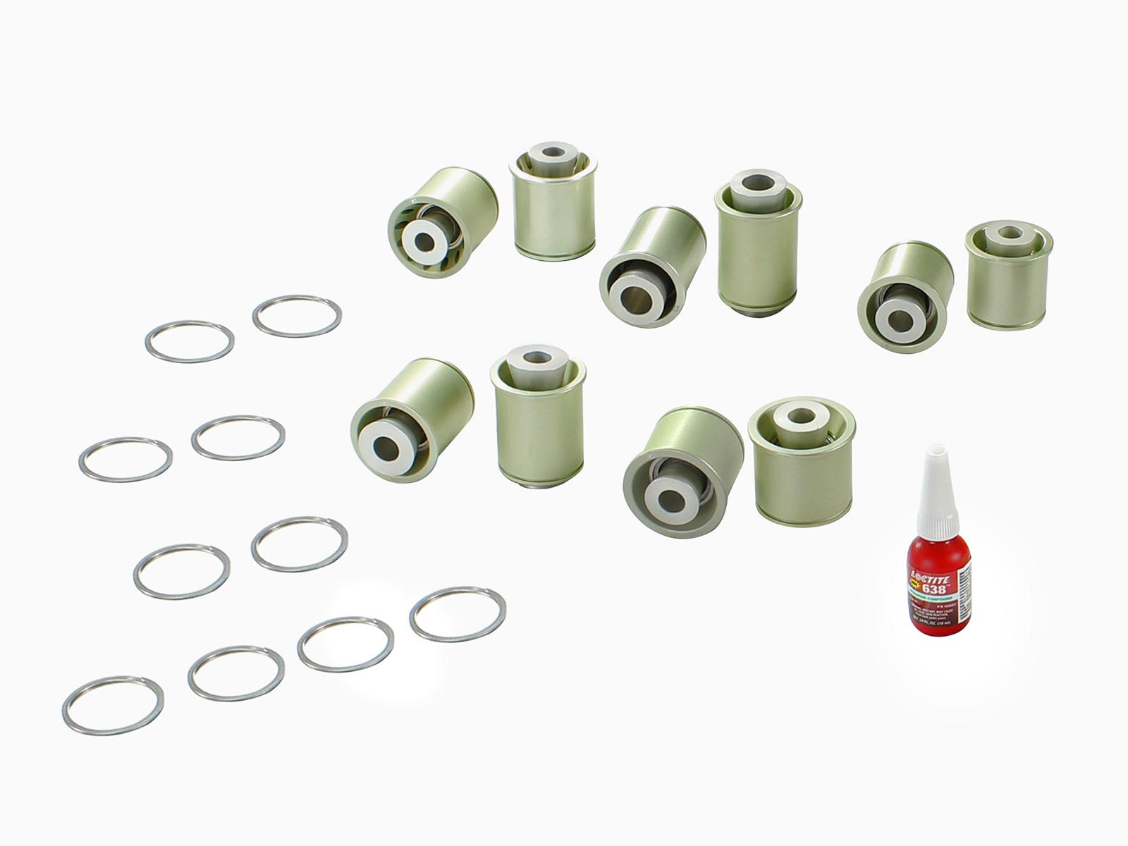 aFe 460-401002-A aFe Control PFADT Series Drag Race Rear Spherical Control Arm Bearings; Solid