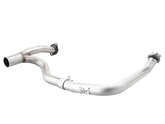 aFe 48-06207 Twisted Steel Y-Pipe 2" to 2-1/2" Aluminized Steel Exhaust System