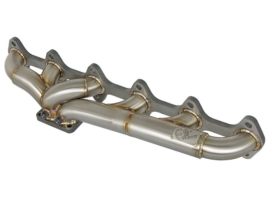 aFe 48-32018 Twisted Steel 304 Stainless Steel Header with T4 flange