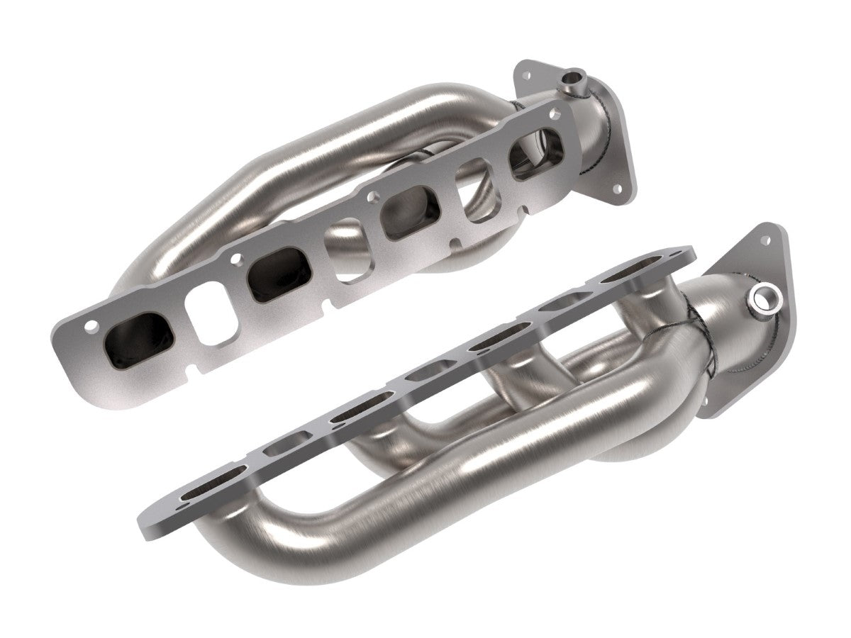 aFe 48-32030 Twisted Steel 304 Stainless Steel Short Tube Header