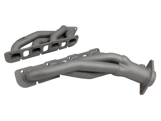 aFe 48-32031-T Twisted Steel 1-3/4 IN 304 Stainless Steel Short Tube Headers w/ Titanium Ceramic Coating