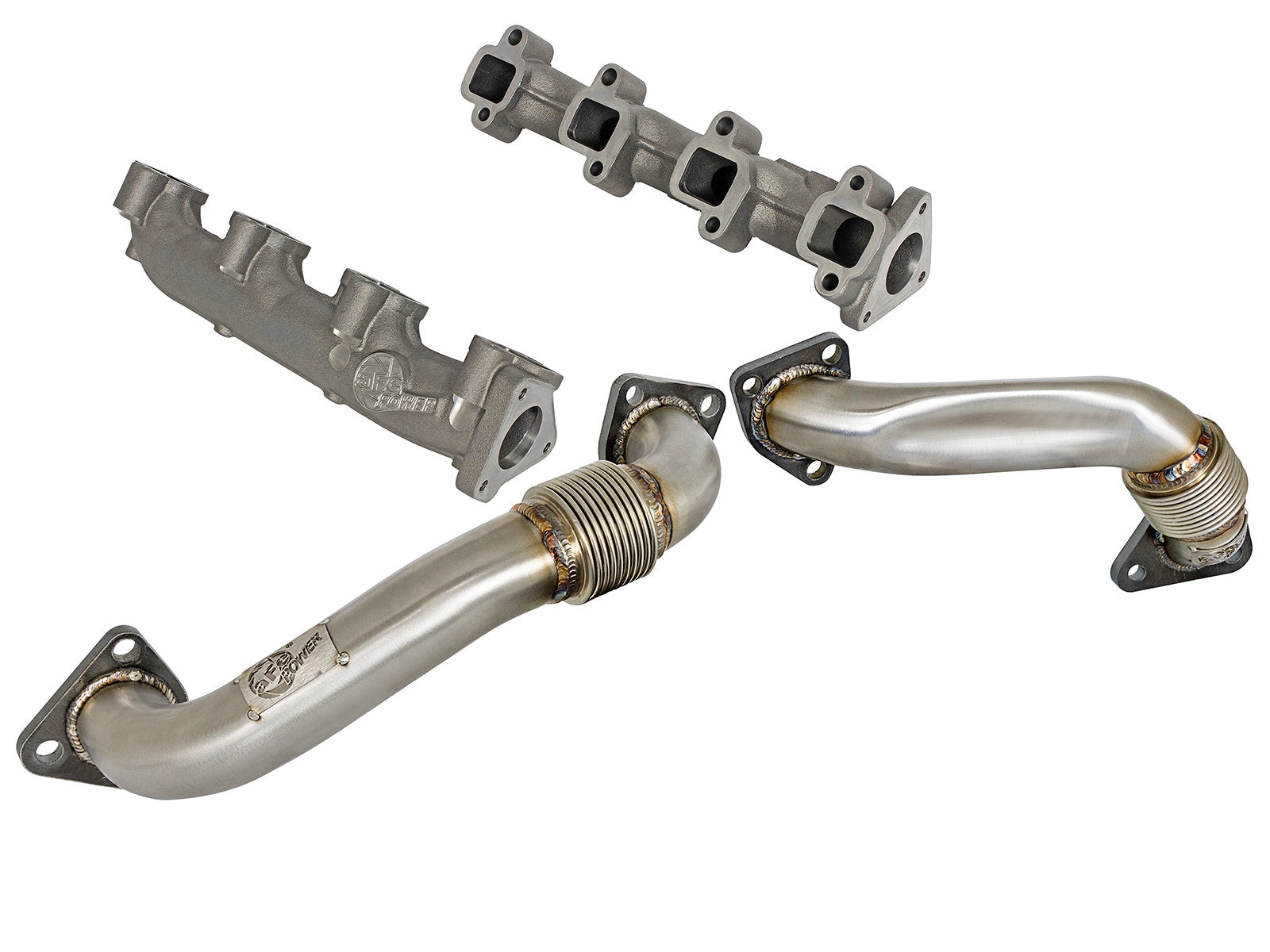 aFe 48-34009-PK BladeRunner Exhaust Manifold &amp; Up-Pipes Combo