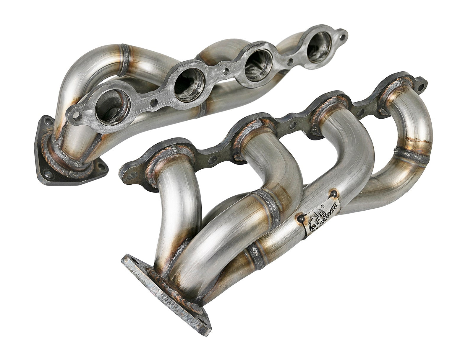 aFe 48-34134 aFe Twisted Steel 1-3/4in 304SS Shorty Headers 2019 GM Silverado / Sierra 1500 V8-5.3L/6.2L