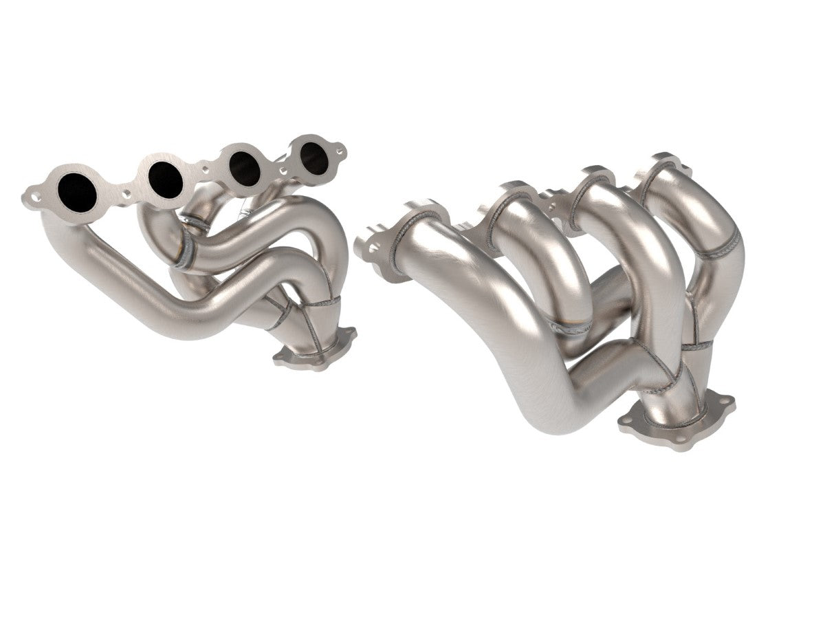 aFe 48-34144 Twisted Steel 304 Stainless Steel Short Tube Header