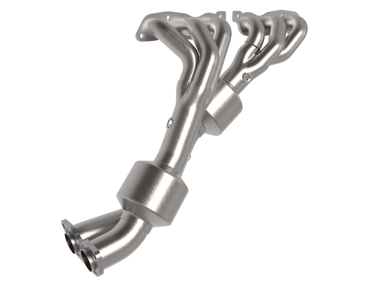 aFe 48-36017-HC Twisted Steel 304 Stainless Steel Header w/ Cat