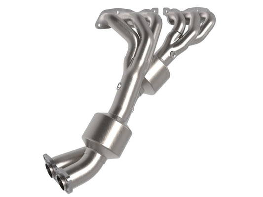 aFe 48-36017-HC Twisted Steel 304 Stainless Steel Header w/ Cat