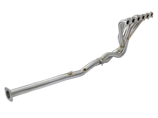 aFe 48-36108-YN Twisted Steel Long Tube Header &amp; Connection Pipe