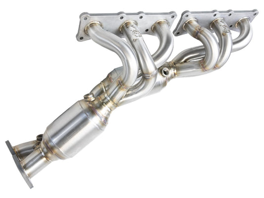 aFe 48-36307-1 Twisted Steel 304 Stainless Steel Long Tube Header w/ Cat