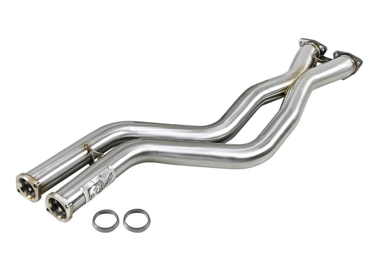 aFe 48-36324 Twisted Steel 2-1/2 IN 304 Stainless Steel X-Pipe