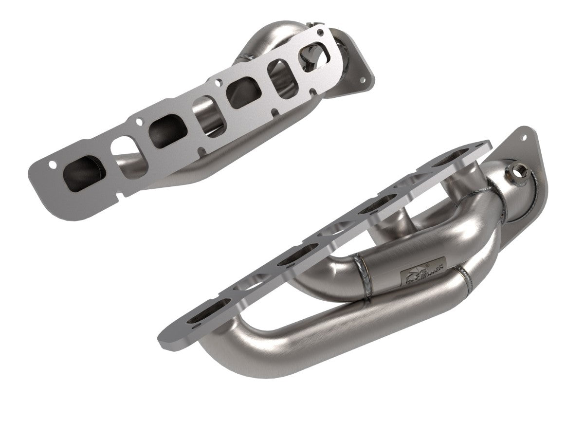 aFe 48-38031 Twisted Steel 304 Stainless Steel Short Tube Header