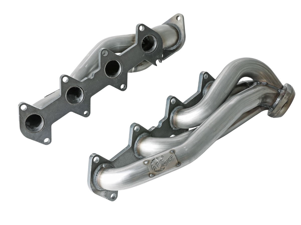aFe 48-43032 Twisted Steel 409 Stainless Steel Short Tube Header
