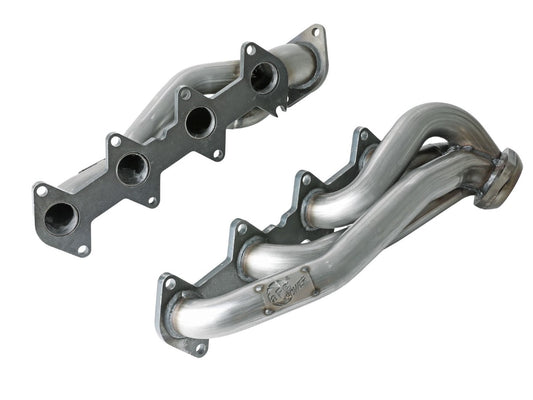 aFe 48-43032 Twisted Steel 409 Stainless Steel Short Tube Header