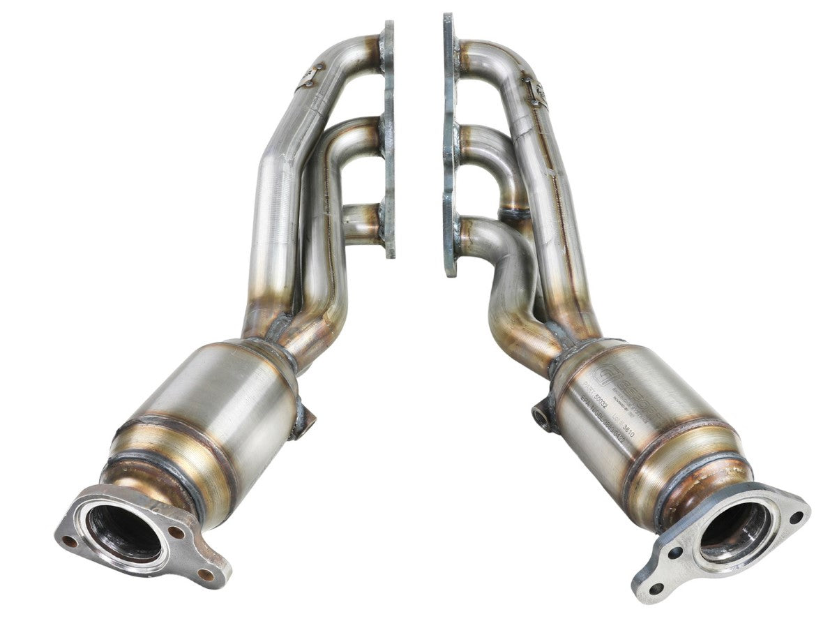 aFe 48-46001-1HC Twisted Steel 409 Stainless Steel Header w/ Cat