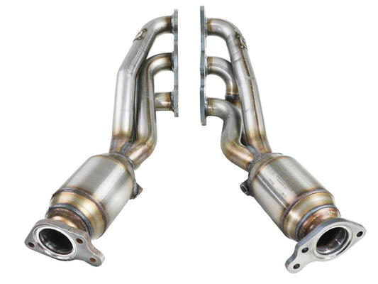 aFe 48-46001-1HC Twisted Steel 409 Stainless Steel Header w/ Cat