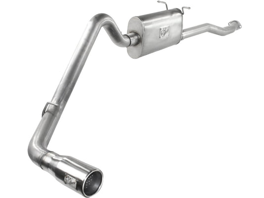 aFe 49-03042-1 ATLAS 2-1/2 IN Aluminized Steel Cat-Back Exhaust System