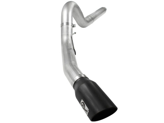 aFe 49-03054-B ATLAS 5 IN Aluminized Steel DPF-Back Exhaust System w/Black Tip -OVERSTOCK