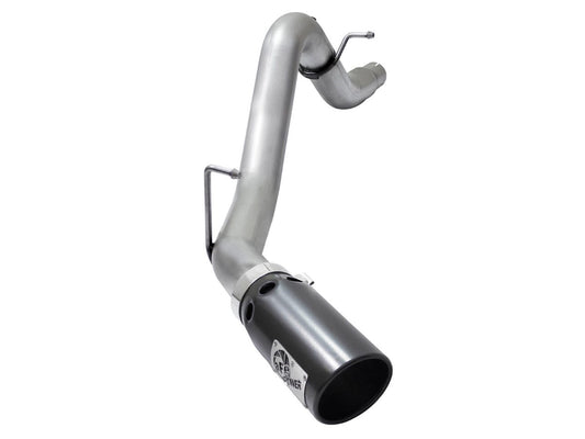 aFe 49-04064-B ATLAS 3-1/2 IN Aluminized Steel DPF-Back Exhaust System w/ Black Tip