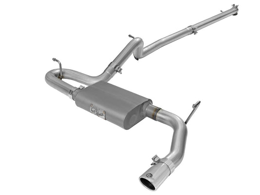 aFe 49-08044-1P Scorpion 2-1/2 IN Aluminized Steel Cat-Back Exhaust System