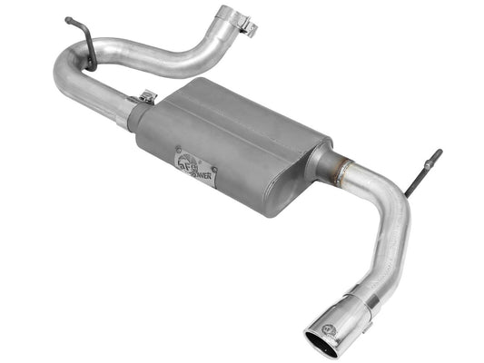 aFe 49-08047-P Scorpion 2-1/2 IN Aluminized Steel Axle-Back Exhaust System