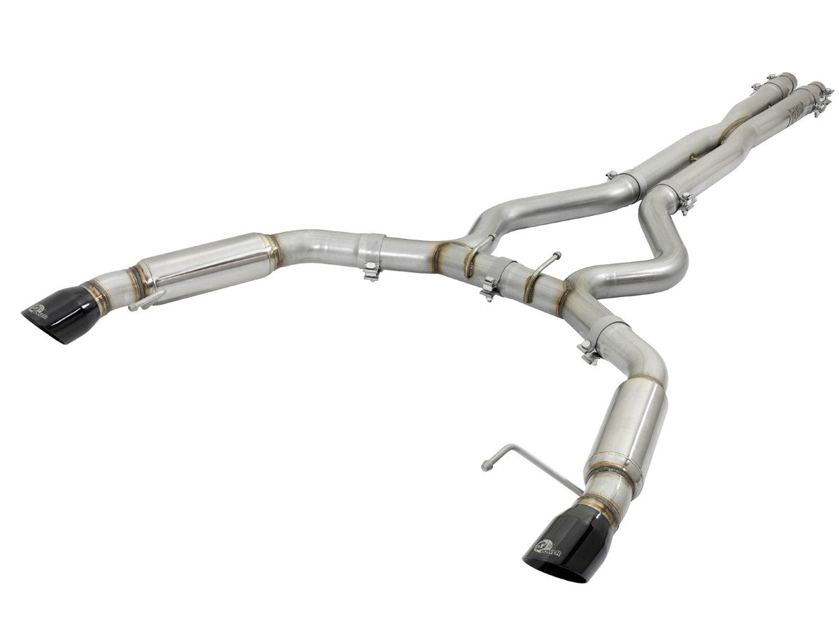 aFe 49-33088-B MACH Force-Xp 304 Stainless Steel 3 IN Cat-Back Exhaust System Black