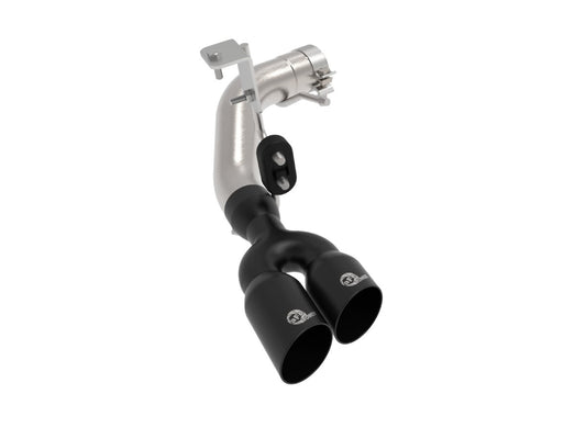 aFe 49-33110-B Rebel Series 3 IN 304 Stainless Steel Muffler Delete Exhaust System