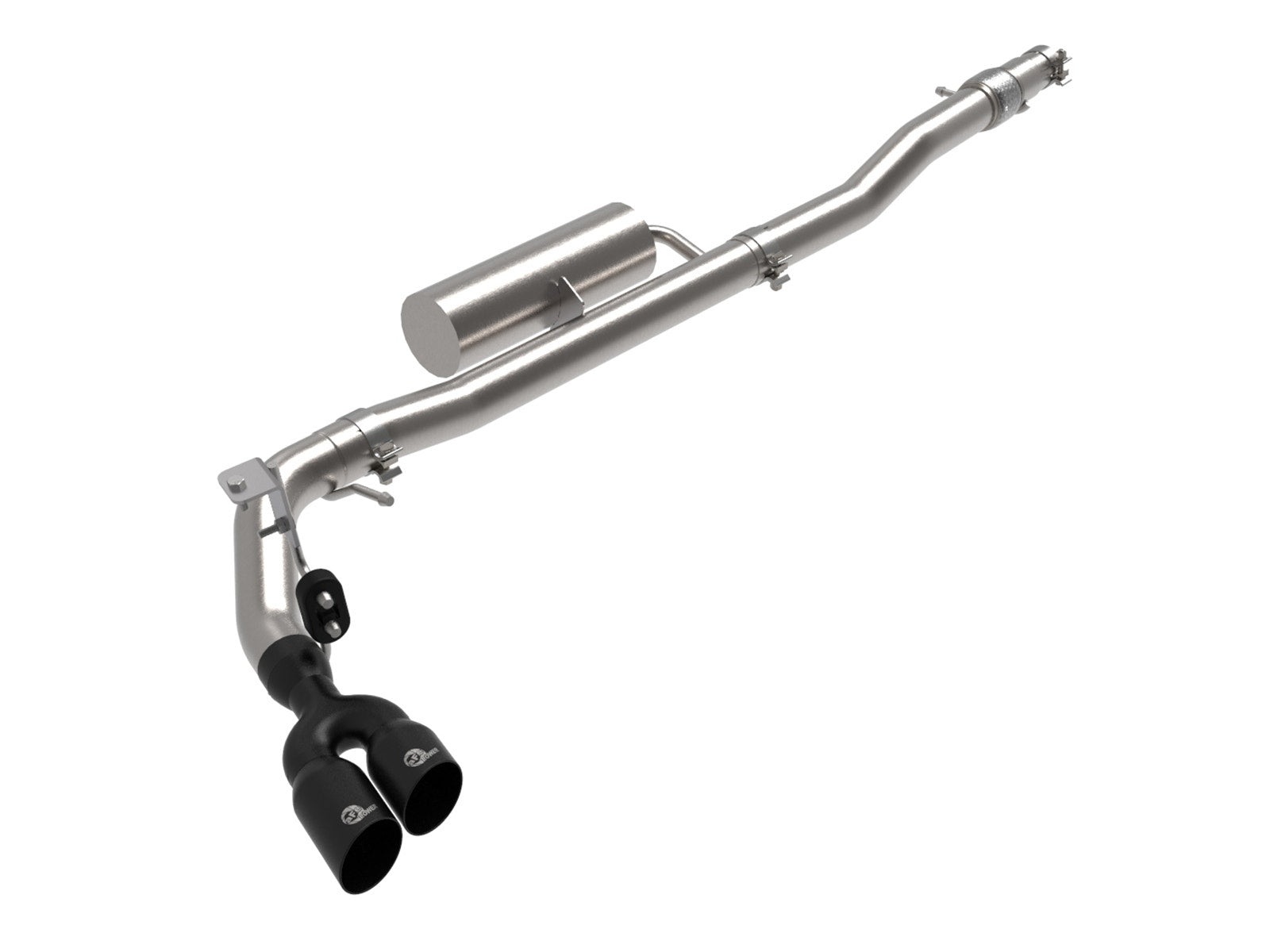 aFe 49-33119-P aFe Rebel Series 3in Cat-Back Exhaust Side Exit w/ Polished Tips 19-20 Ford Ranger L4-2.3L (t)