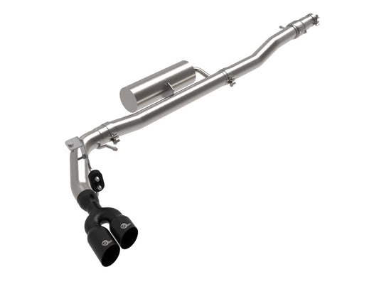 aFe 49-33119-P aFe Rebel Series 3in Cat-Back Exhaust Side Exit w/ Polished Tips 19-20 Ford Ranger L4-2.3L (t)