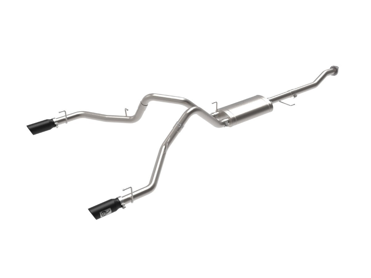 aFe 49-33130-B Vulcan Series 3 IN 304 Stainless Steel Cat-Back Exhaust System w/ Black Tip
