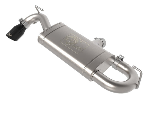 aFe 49-33141-B Vulcan Series 2-1/2 IN 304 Stainless Steel Axle-Back Exhaust System