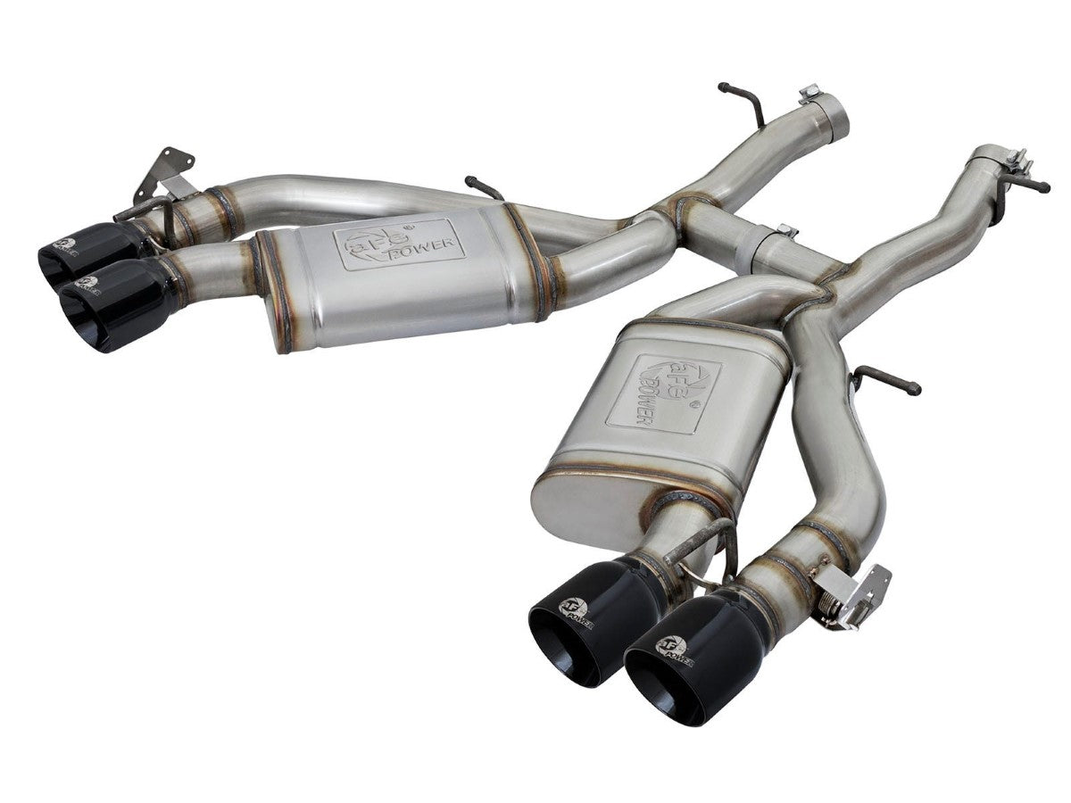 aFe 49-34068-B MACH Force-Xp 3 IN 304 Stainless Steel Axle-Back Exhaust System Black