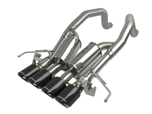 aFe 49-34082-1C MACH Force-Xp 3 IN to 2-1/2 IN 304 Stainless Steel Axle-Back Exhaust System