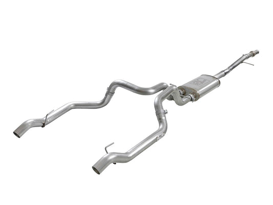 aFe 49-34103 Vulcan Series 3 IN to Dual 3 IN 304 Stainless Steel Cat-Back Exhaust System