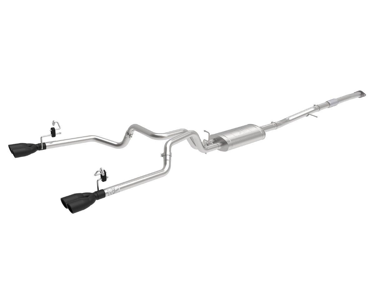 aFe 49-34110-B Vulcan Series 3 IN to Dual 2-1/2 IN 304 Stainless Steel Cat-Back Exhaust System