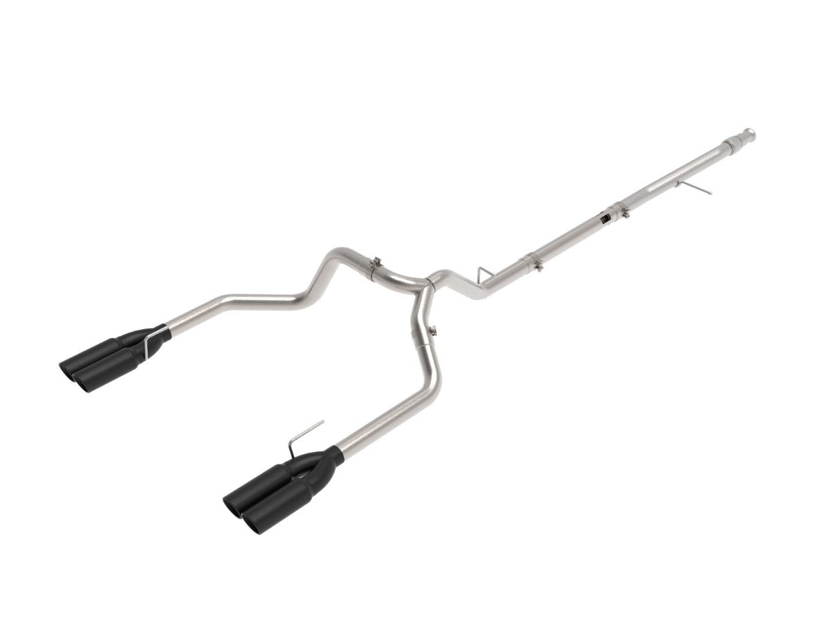 aFe 49-34130-B Vulcan Series 3 IN 304 Stainless Steel DPF-Back Exhaust System w/ Black Tip
