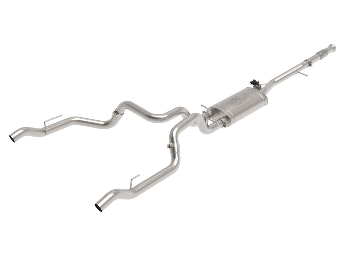 aFe 49-34138 Gemini XV 3 IN 304 Stainless Steel Cat-Back Exhaust System w/ Cut-Out