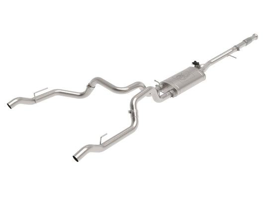 aFe 49-34138 Gemini XV 3 IN 304 Stainless Steel Cat-Back Exhaust System w/ Cut-Out