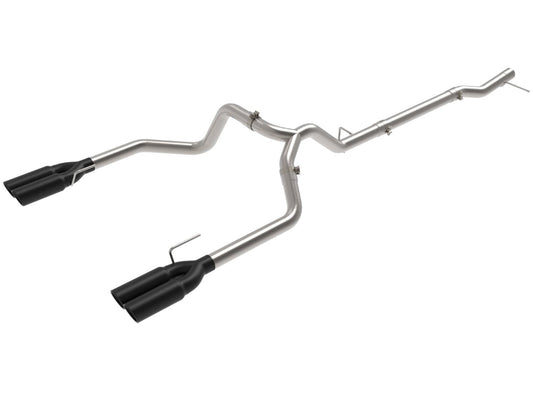 aFe 49-34146-B Vulcan Series 3 IN 304 Stainless Steel DPF-Back Exhaust System w/Black Tip