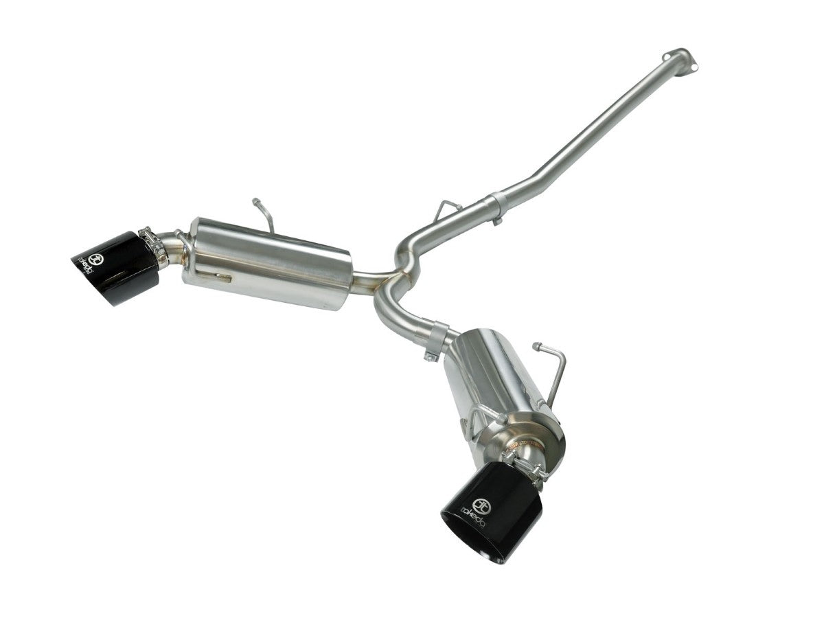 aFe 49-36023-B Takeda 2-1/2 IN 304 Stainless Steel Cat-Back Exhaust System