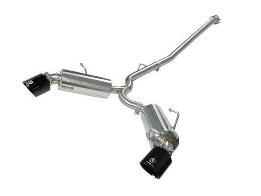 aFe 49-36023-B Takeda 2-1/2 IN 304 Stainless Steel Cat-Back Exhaust System