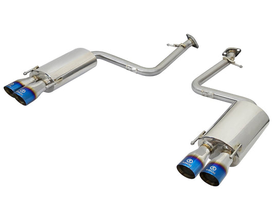 aFe 49-36037-L Takeda 2 IN 304 Stainless Steel Axle-Back Exhaust System